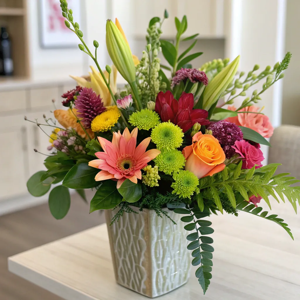 A custom flower arrangement